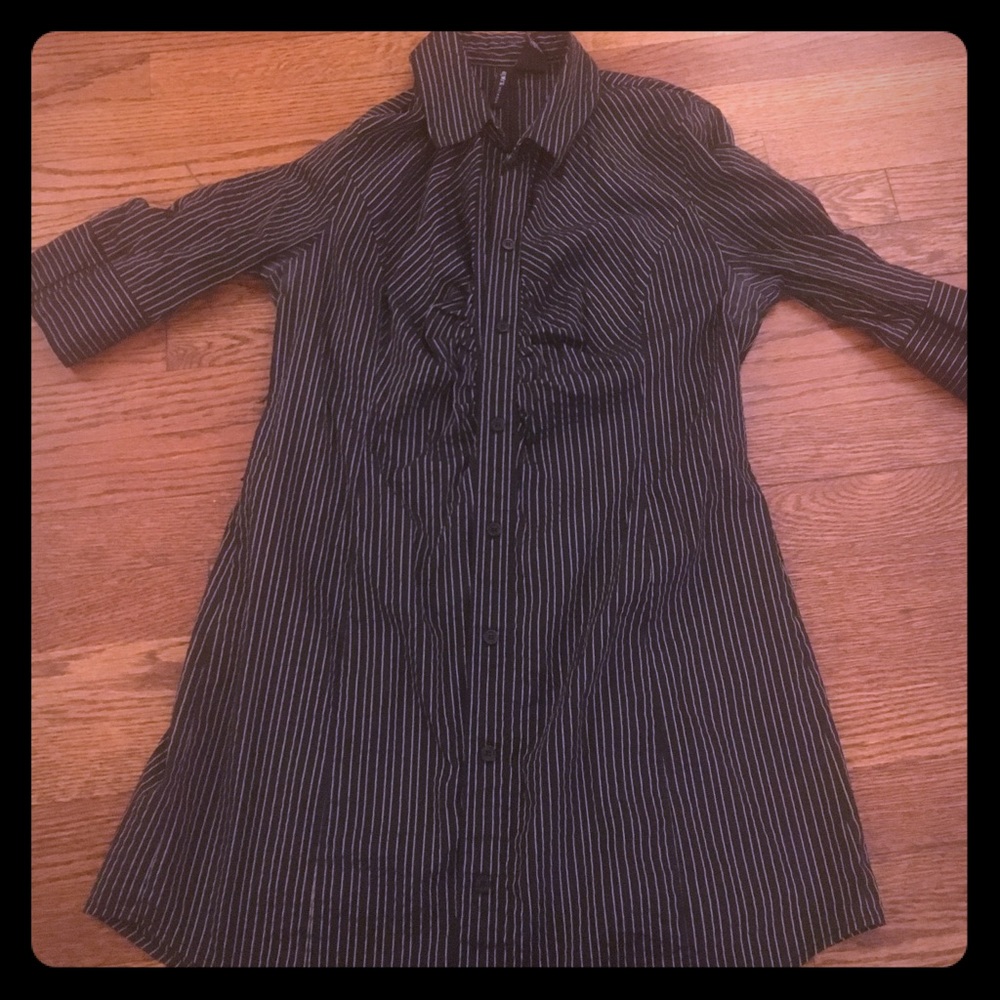 Striped Button up blouse